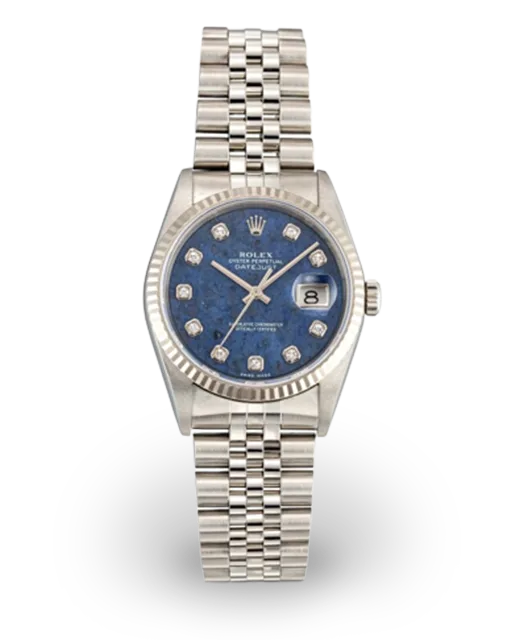 Rolex Datejust 36 Fluted / Sodalite / Diamond-Set / Jubilee 16234  Model Image