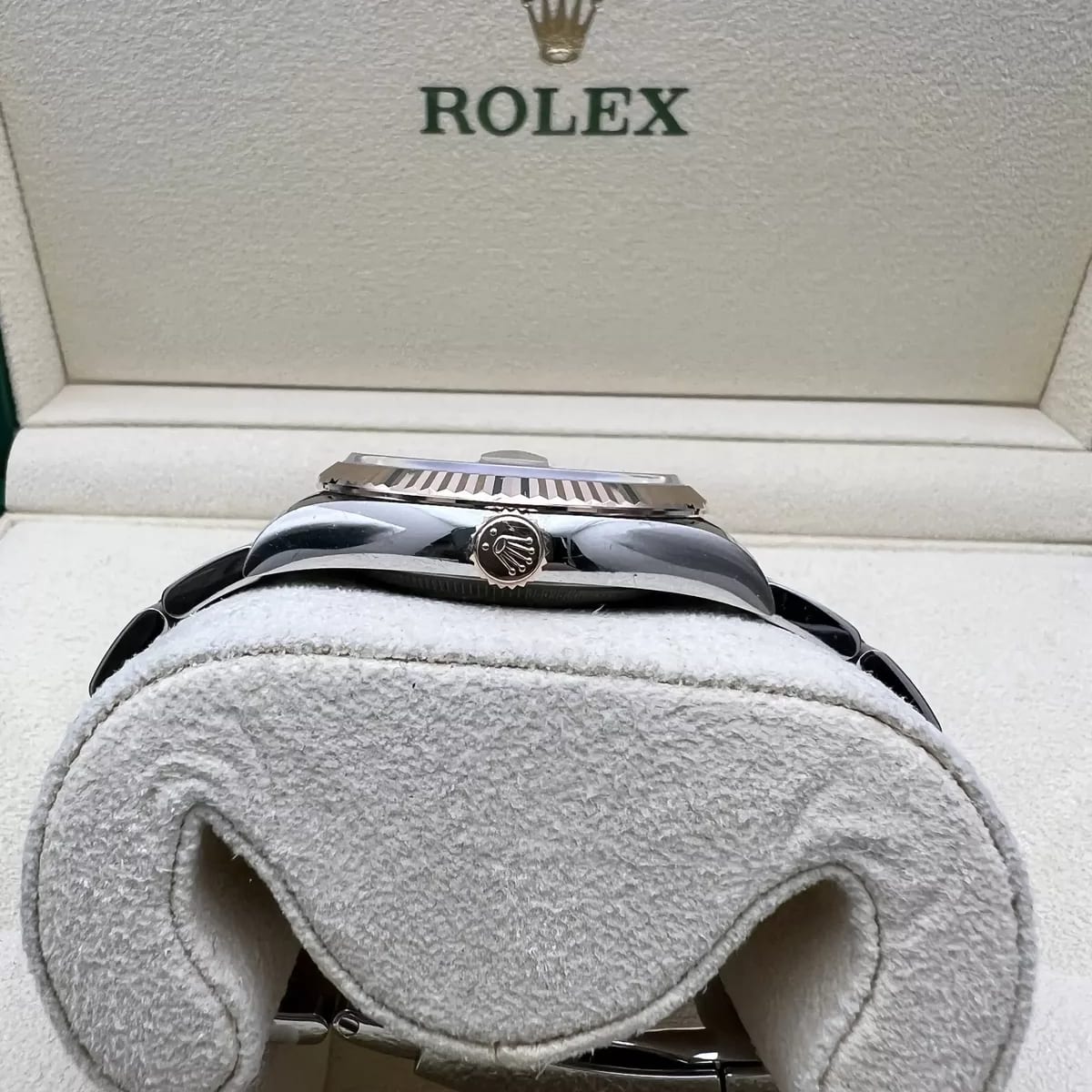 Rolex Datejust 36 Two-Tone Fluted / Rosé / Diamond-Set Roman