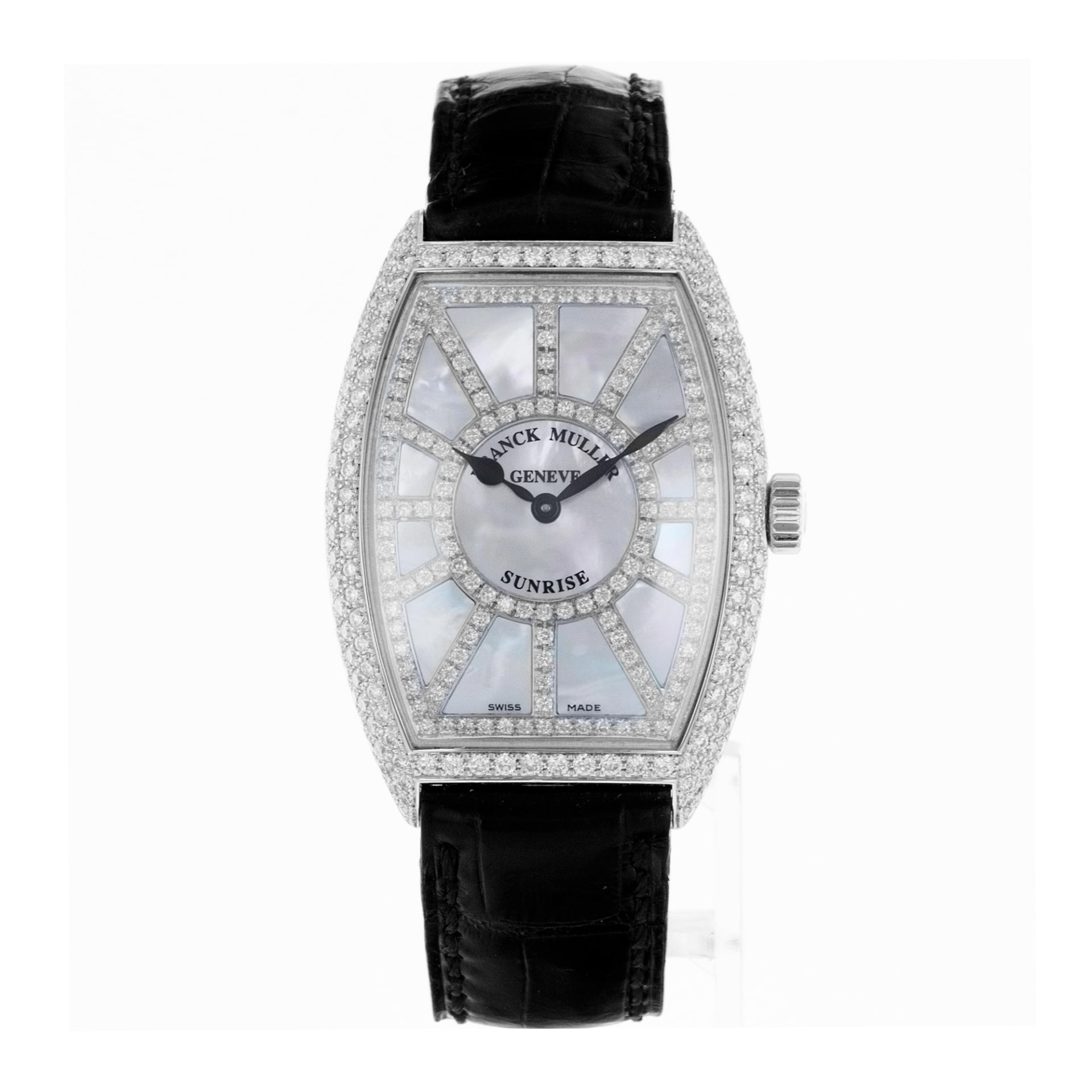 Franck Muller Cintrée Curvex Sunrise White Gold and Diamond