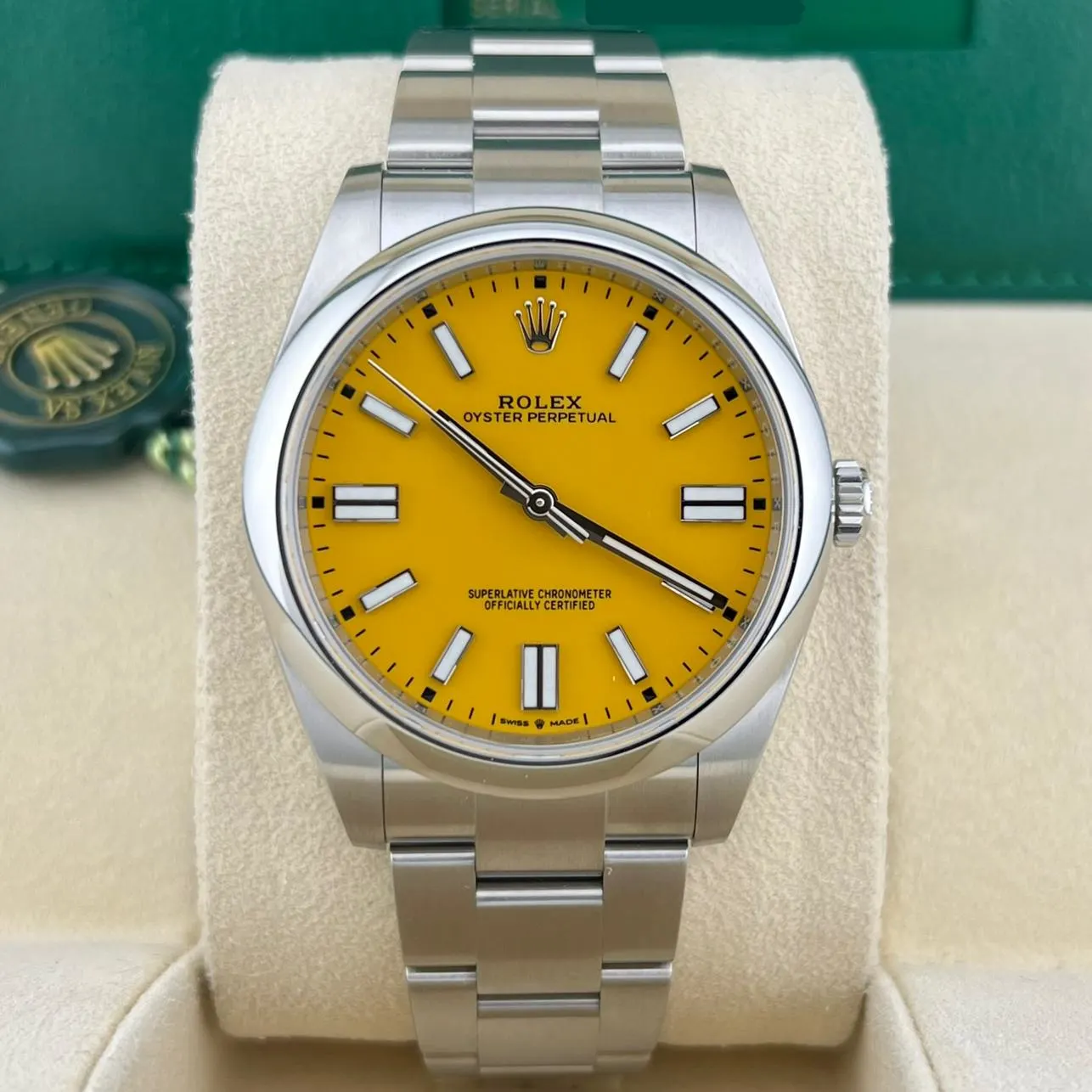2020 Rolex Oyster Perpetual 41 Yellow 124300-0004 Listing Image 1