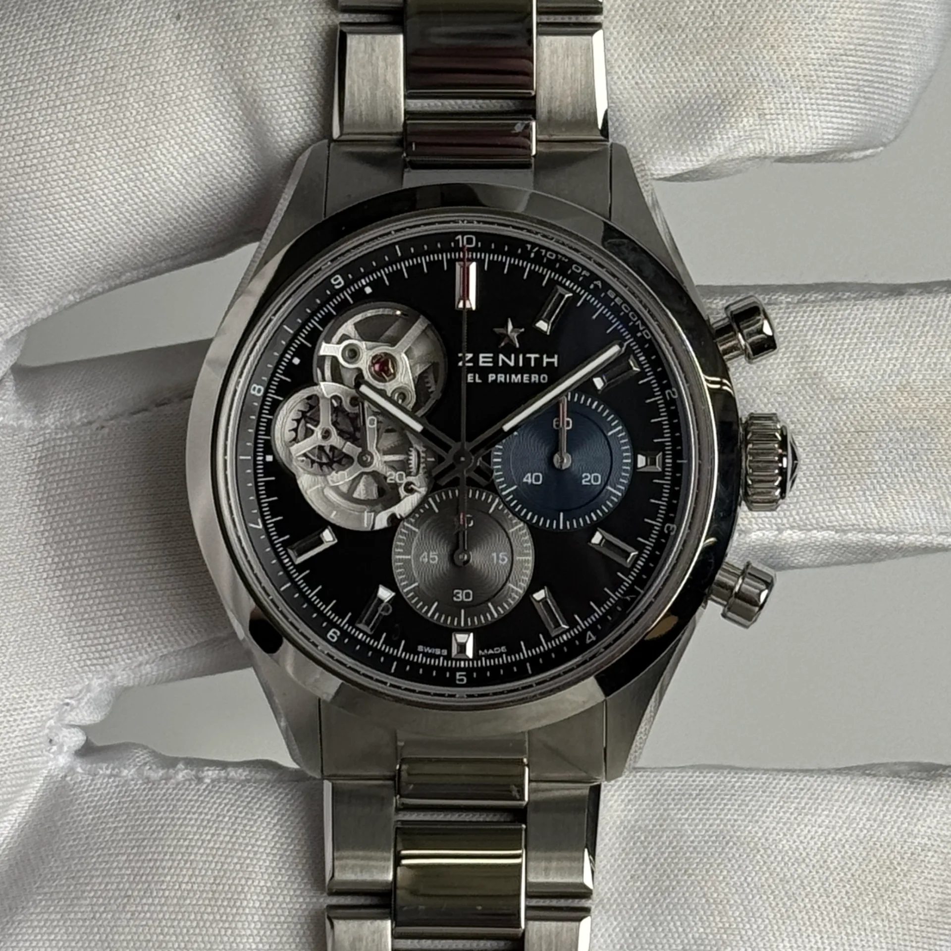 Auction: 2025 Zenith Chronomaster Open / Steel / Black 03.3300