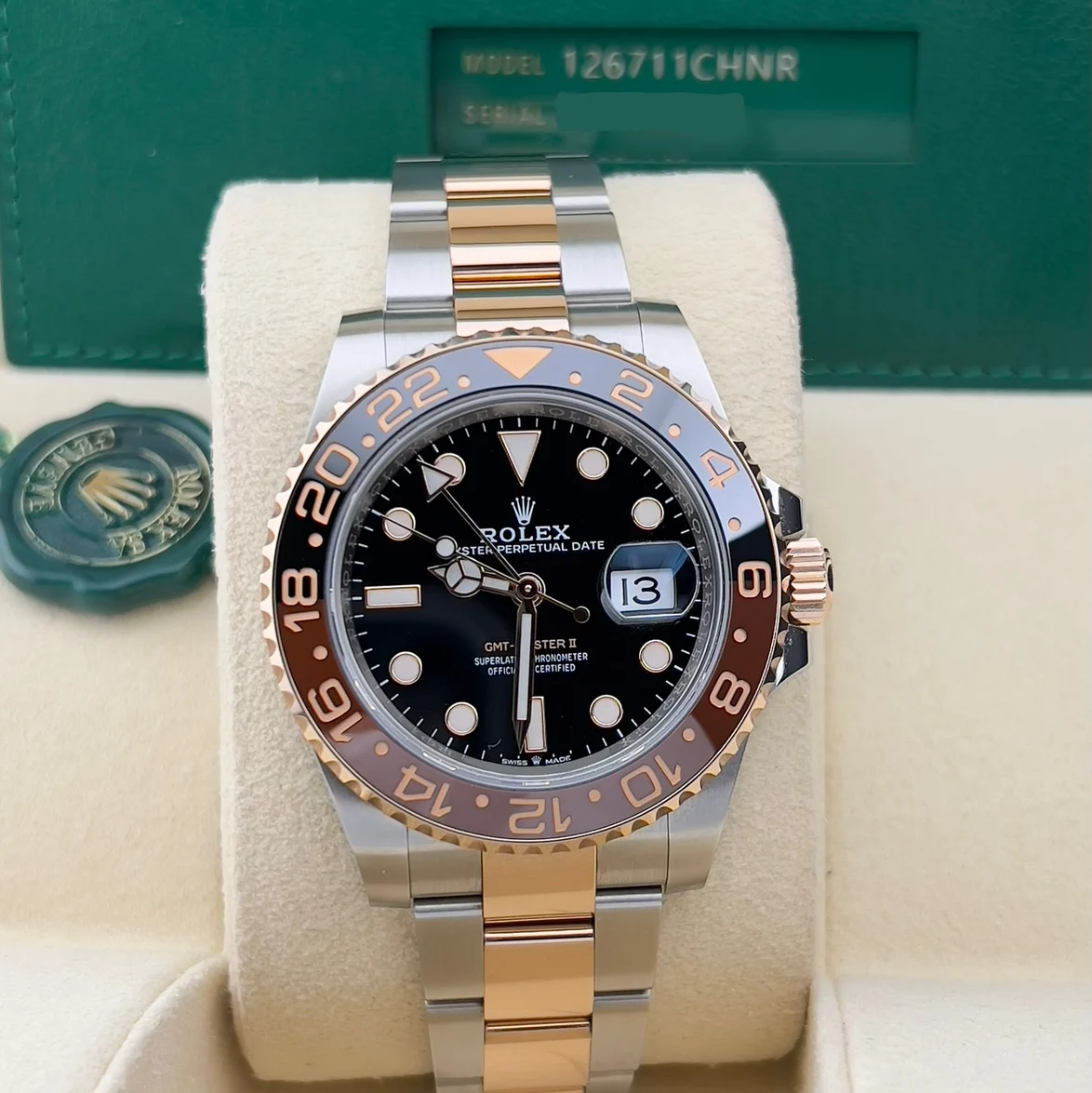 2023 Rolex GMT-Master II "Root Beer" 126711CHNR-0002 Listing Image