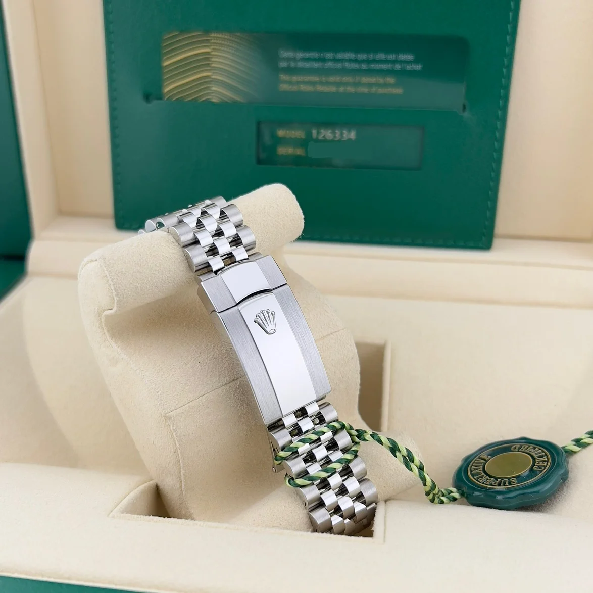 2024 Rolex Datejust 41 "Wimbledon" / Fluted / Jubilee 126334-0022 Listing Image 6