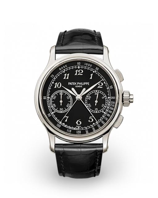 Patek Philippe Split-Seconds Chronograph Platinum / Black / Breguet 5370P-001  Model Image