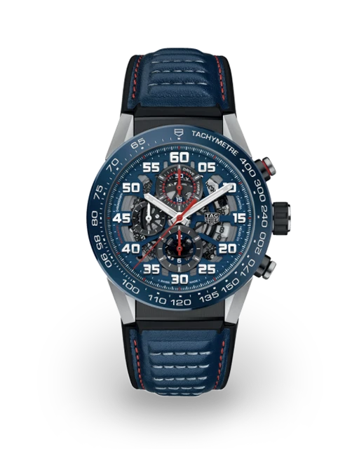 Tag Heuer Carrera Calibre Heuer 01 45 Stainless Steel / Skeleton / Red Bull Racing Special Edition CAR2A1N.FT6100  Model Image