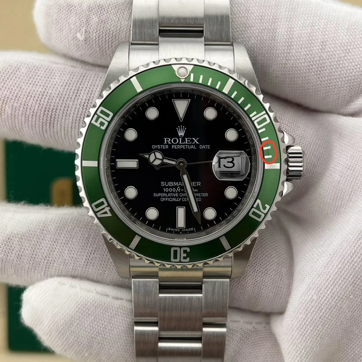 2009 Rolex Submariner Date "Kermit" 16610LV Listing Image 5
