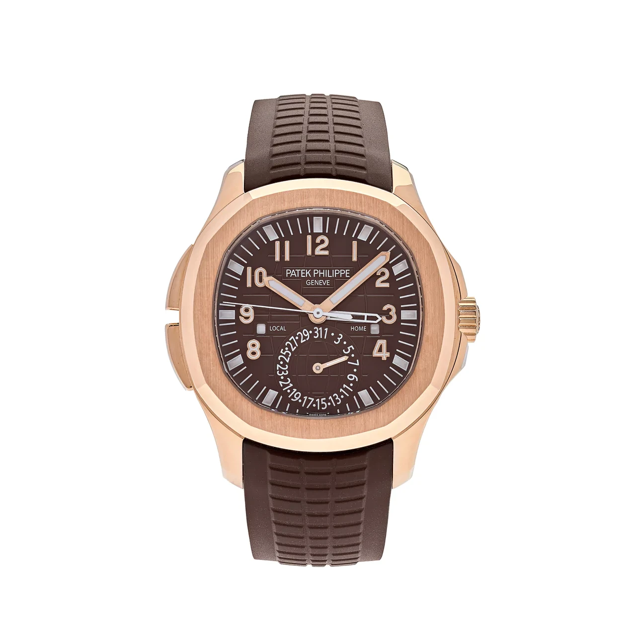 2022 Patek Philippe Aquanaut Travel Time Rose Gold / Brown 5164R-001 Listing Image 1