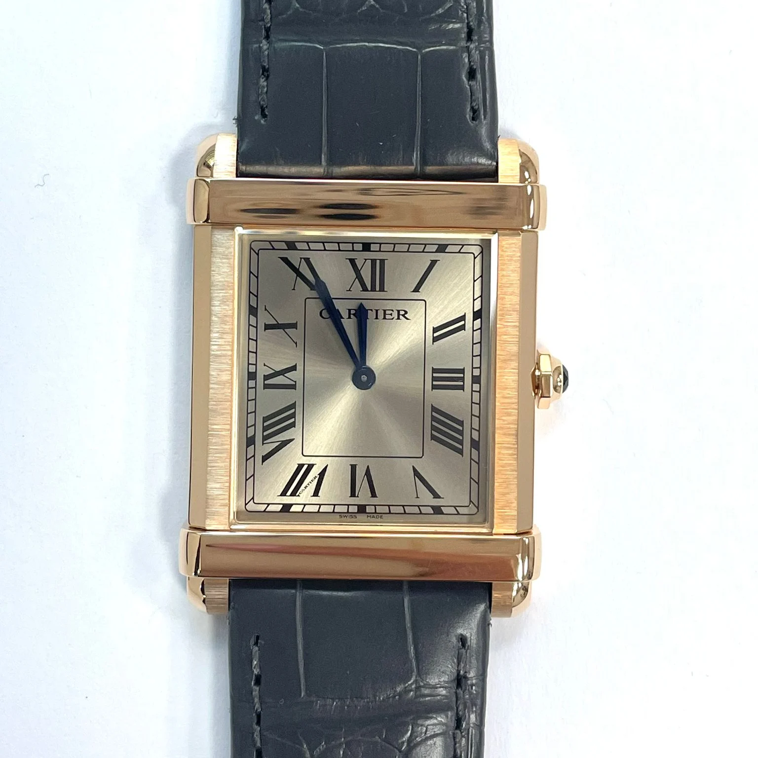 2022 Cartier Tank Chinoise Large Rose Gold / Gray / Roman / Strap - Limited to 150 Pieces WGTA0075 Listing Image 1