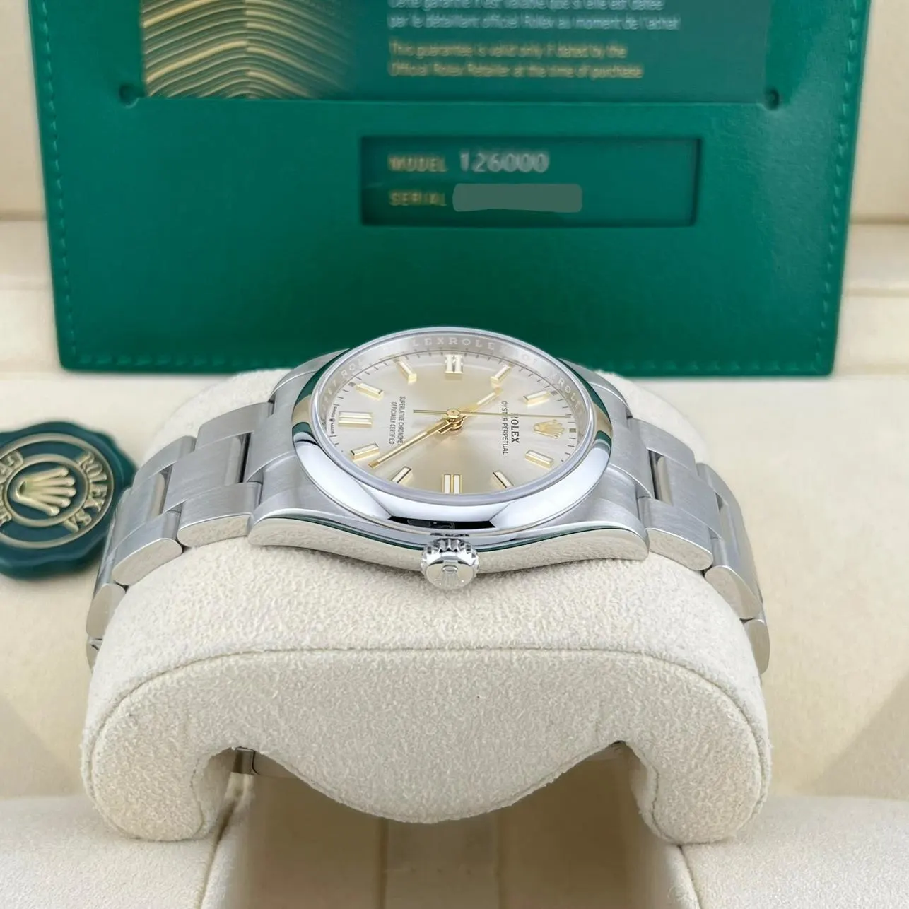 2021 Rolex Oyster Perpetual 36 Silver 126000-0001 Listing Image 3