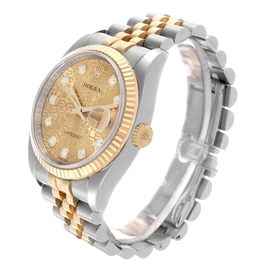 Rolex Datejust 36 Two-Tone / Fluted / Jubilee-Motif