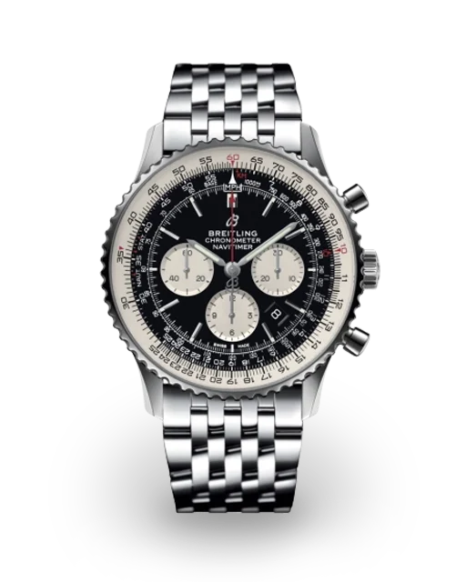 Breitling Navitimer 1 B01 Chronograph 46 Steel / Black / Bracelet AB0127211B1A1  Model Image