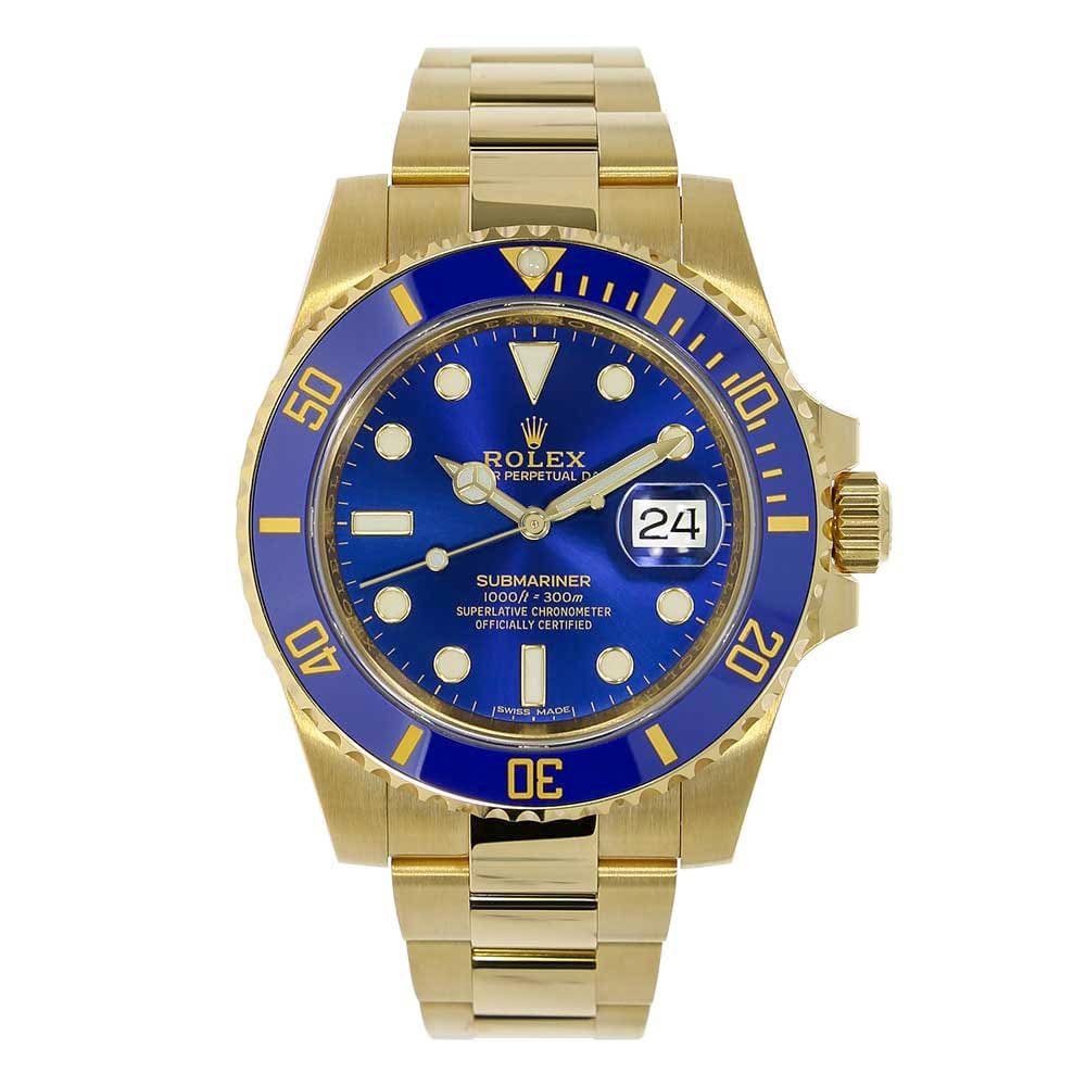 Rolex on sale submarine gold