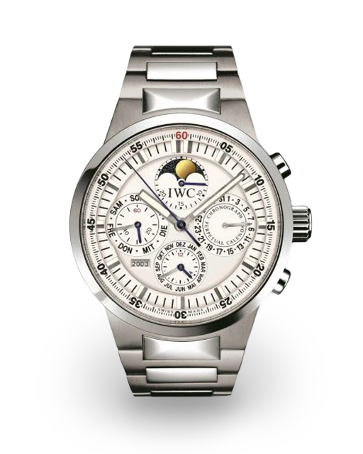 IWC GST Perpetual Calendar Stainless Steel / White / English IW3756-19  Model Image