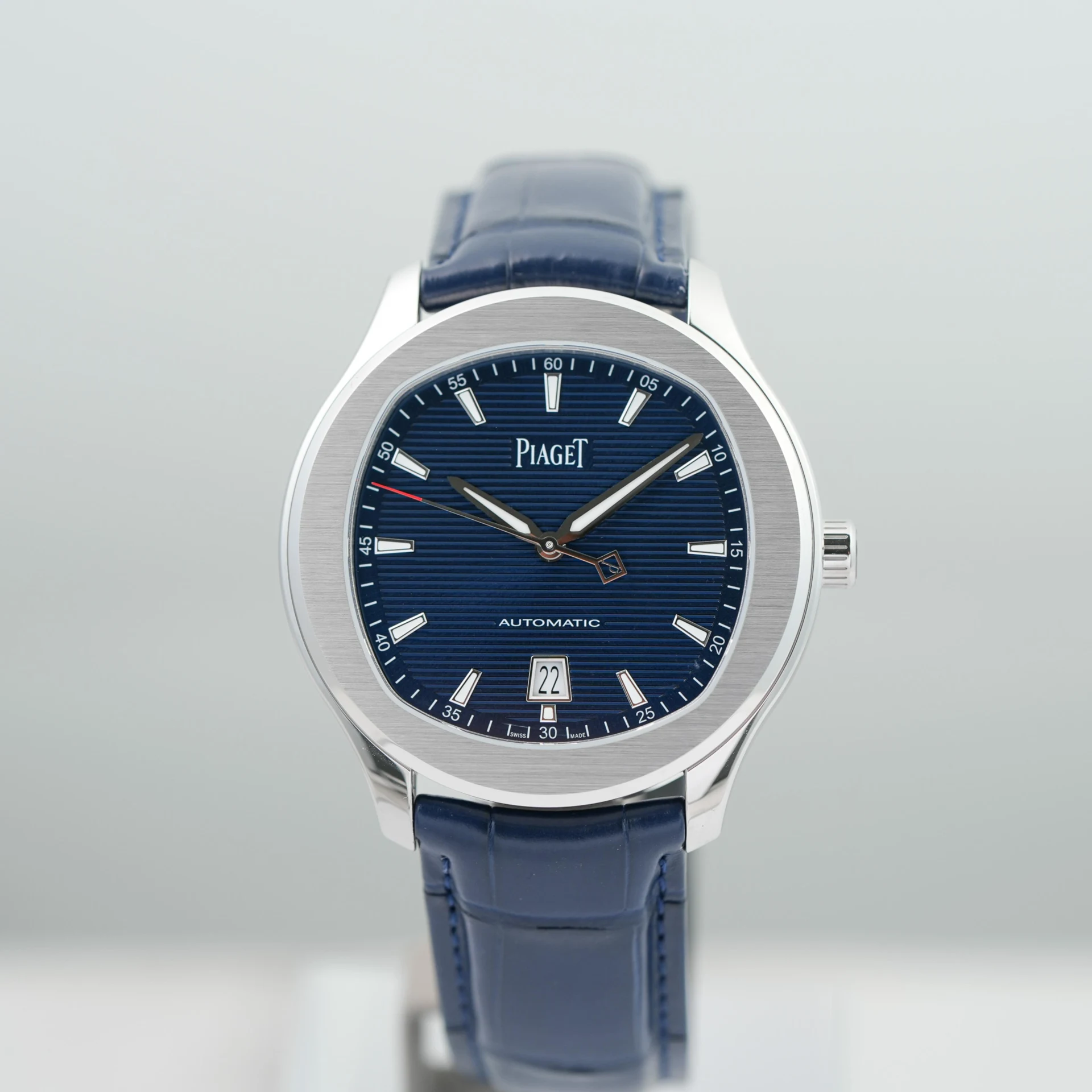 Piaget Polo S 42 Steel / Blue / Strap G0A43001