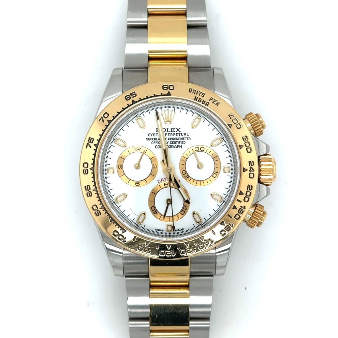 2018 Rolex Daytona Two-Tone / White 116503-0001