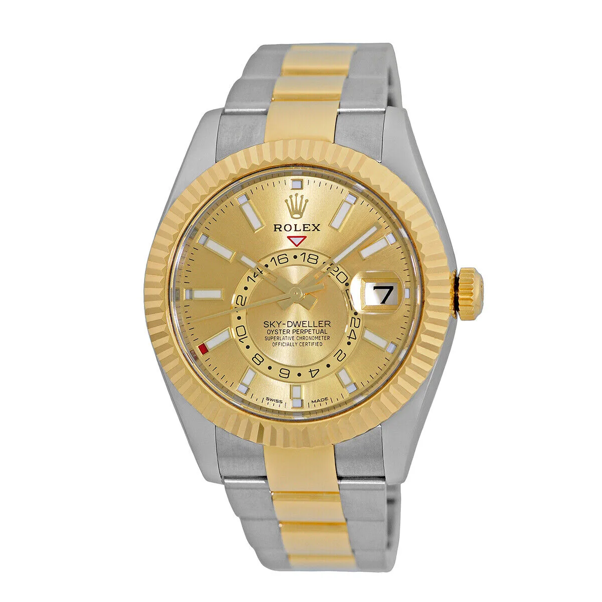 Rolex Sky-Dweller Two-Tone / Champagne / Oyster 326933-0001 Listing Image 1