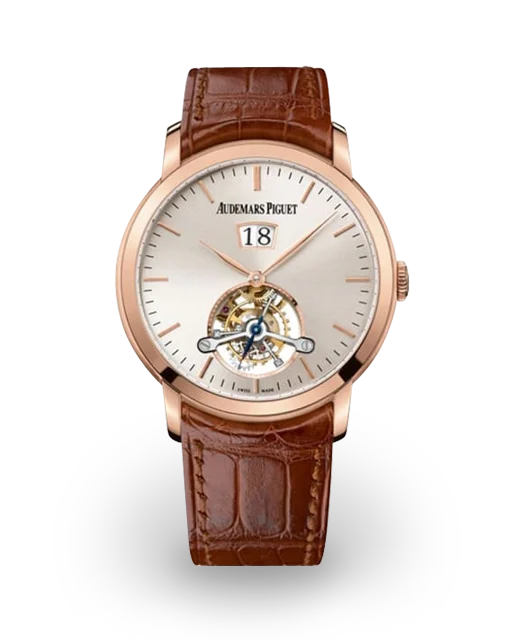Audemars Piguet  Jules Audemars Tourbillon Grande Date 41 Rose Gold / Silvered 26559OR.OO.D088CR.01 Model Image