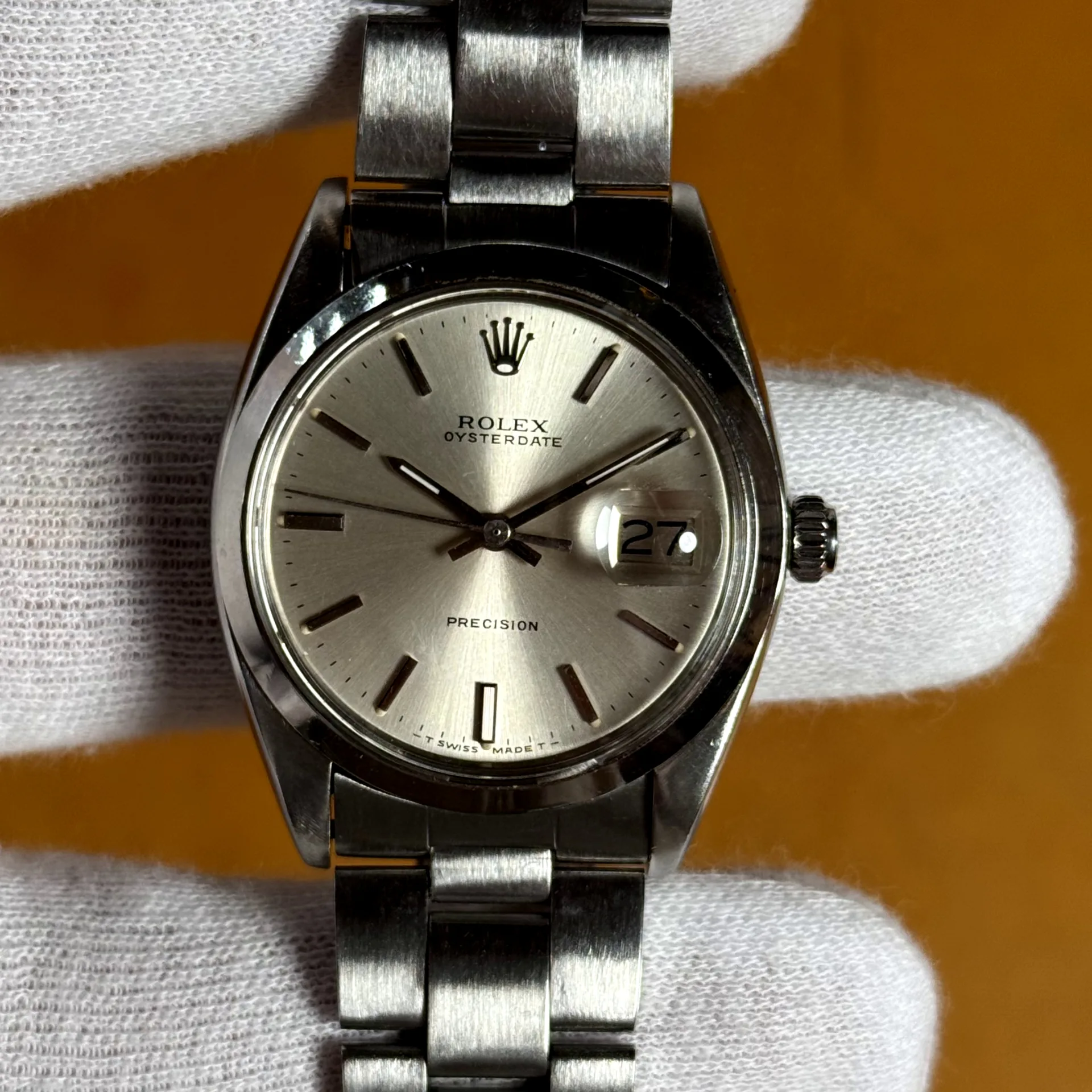 Auction: 1965 Rolex Oyster Date / Smooth / Silvered / Oyster