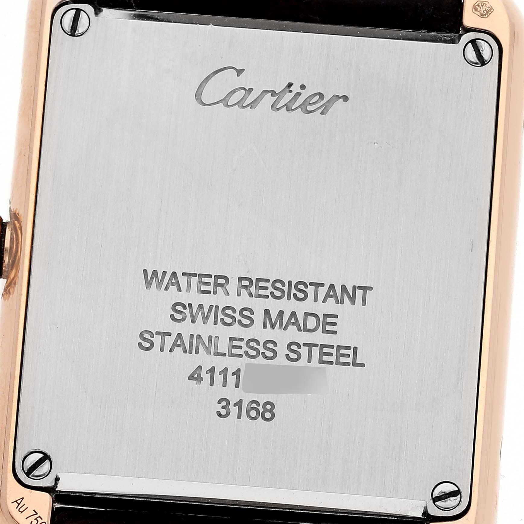 Cartier Tank Solo ROSE GOLD Quartz 30mm x 24.4mm 3168