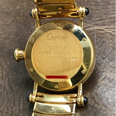 Cartier Diabolo Yellow Gold / Silvered / Roman / Bracelet 1440 Listing Image 4