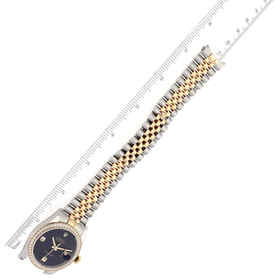 Rolex Datejust 36 Two-Tone / Diamond-Set / Black Onyx