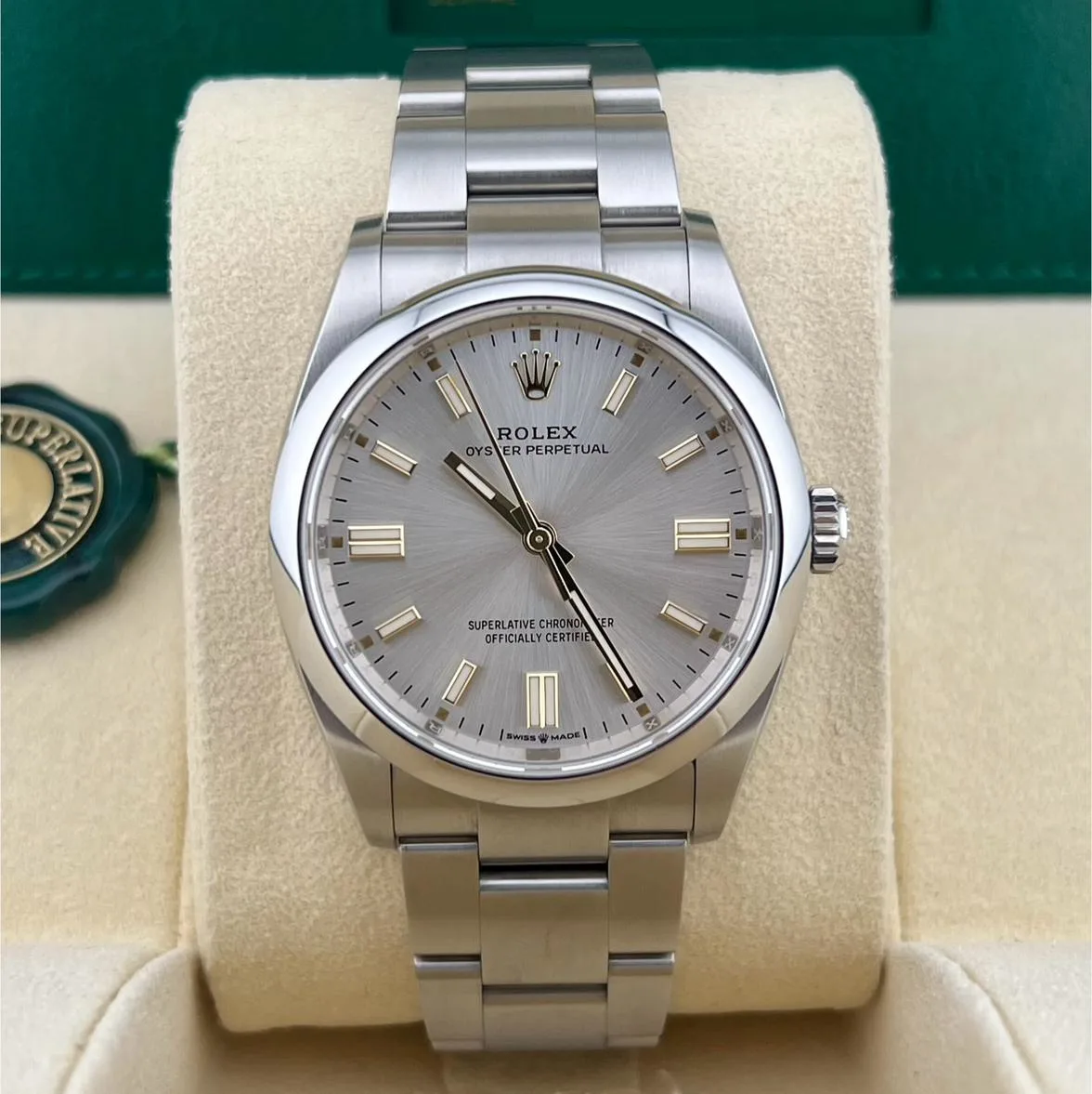 2024 Rolex Oyster Perpetual 36 Silver 126000-0001 Listing Image 1