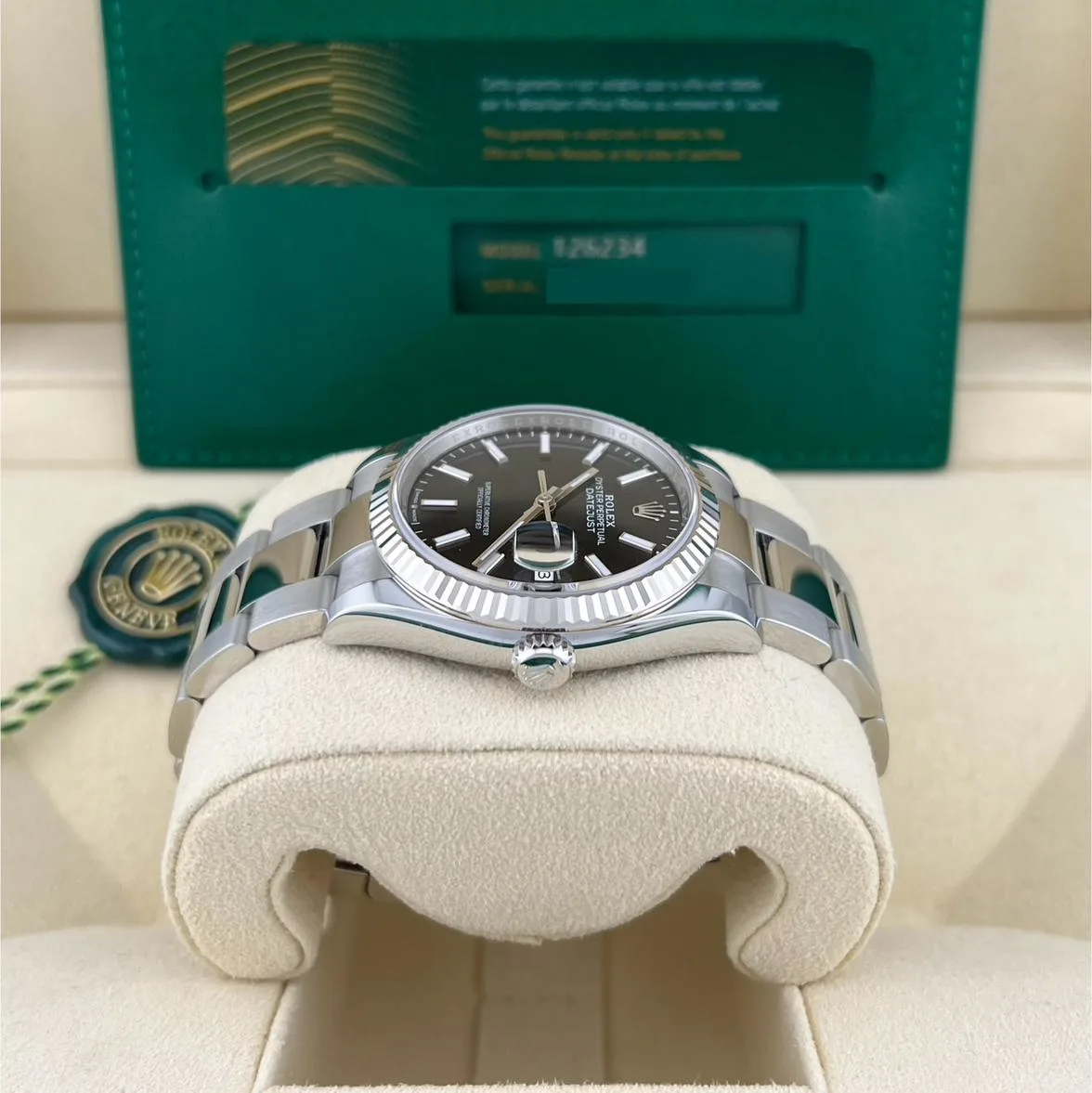 2024 Rolex Datejust 36 Fluted / Black / Oyster 126234-0016 Listing Image 4
