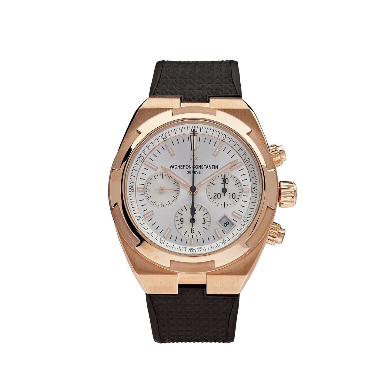 2022 Vacheron Constantin Overseas Chronograph Rose Gold / Silver 5500V/000R-B074 Listing Image 1
