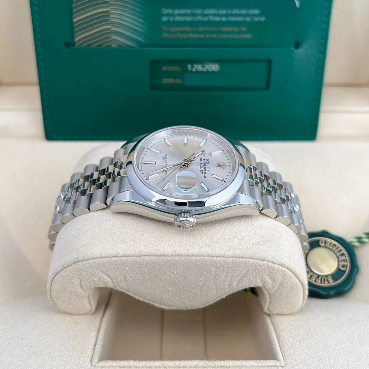 ゆうゆう Rolex Datejust 36 Silver Jubilee Bracelet Men's Watch 126234