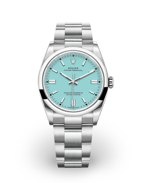 Rolex Oyster Perpetual 36 Tiffany Turquoise 126000-0006  Model Image