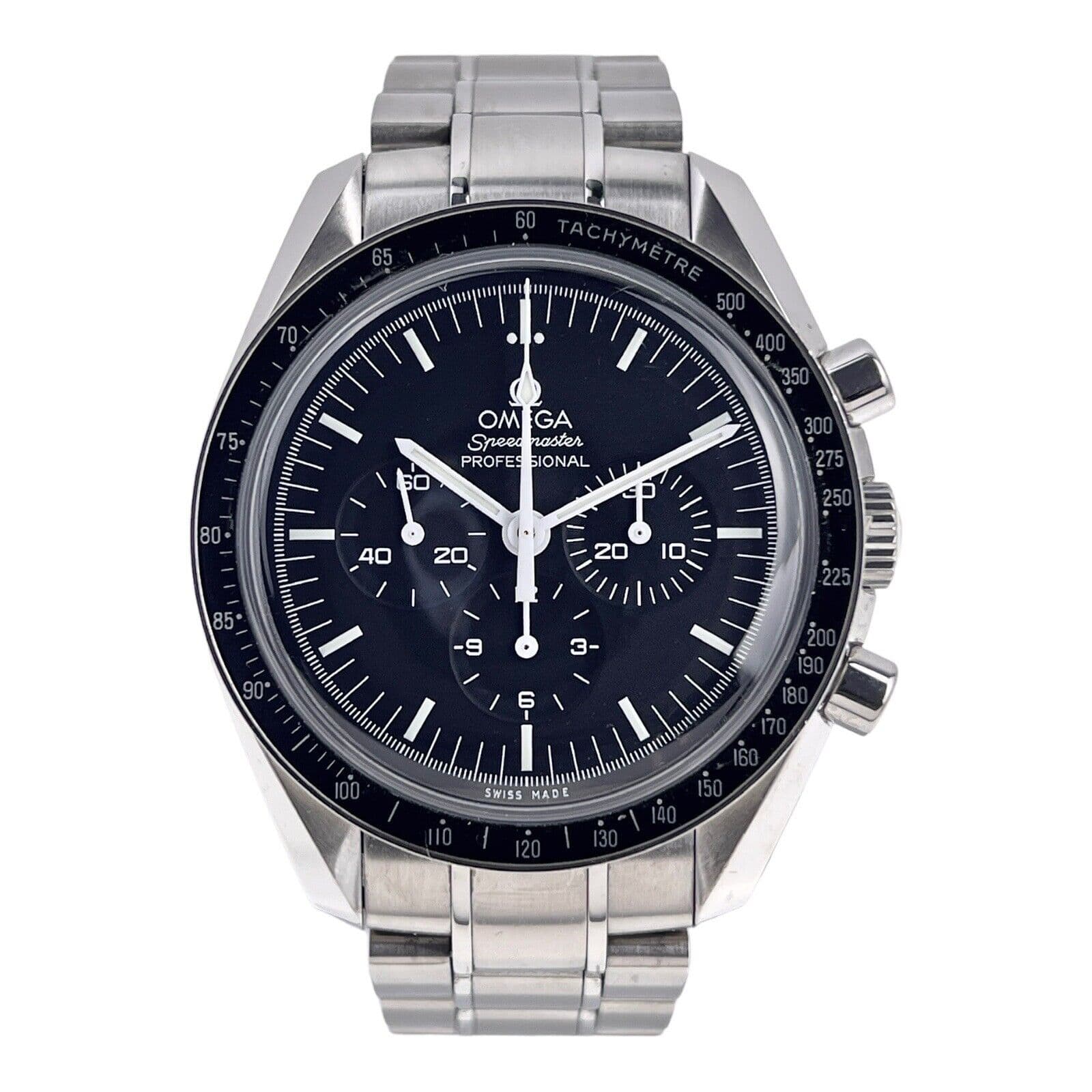 2018 Omega Speedmaster Professional Moonwatch Big Box Bracelet 311 30 42 30 01 005 Bezel