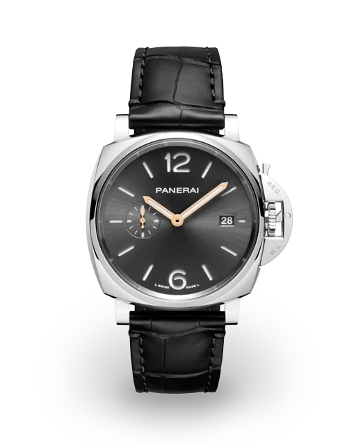 Panerai Luminor Due 3 Days Date 42 Steel / Gray / Arabic / Strap PAM01250  Model Image