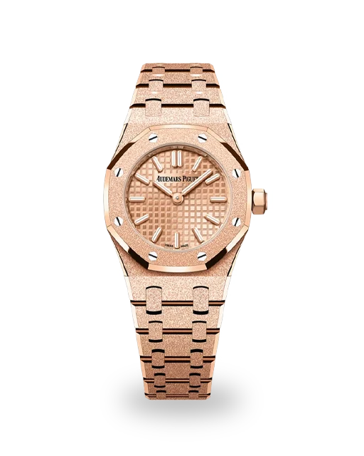 Audemars Piguet Royal Oak Mini Quartz Frosted 23 Rose Gold / Rose / Bracelet 67630OR.GG.1312OR.01  Model Image