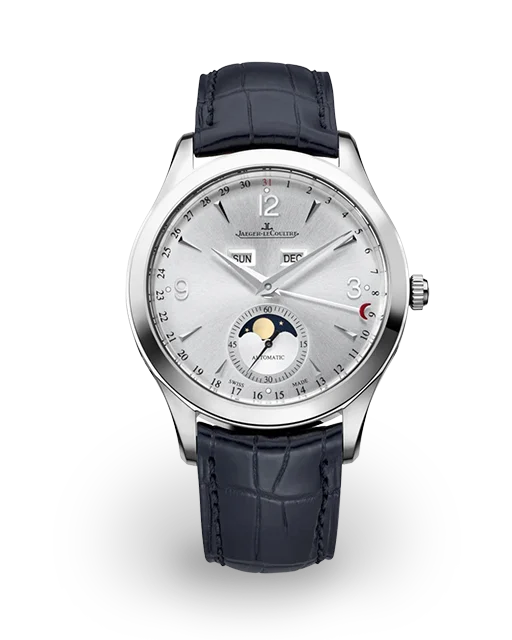 Jaeger-LeCoultre Master Calendar Steel / Silvered / Arabic / Strap Q1558420  Model Image