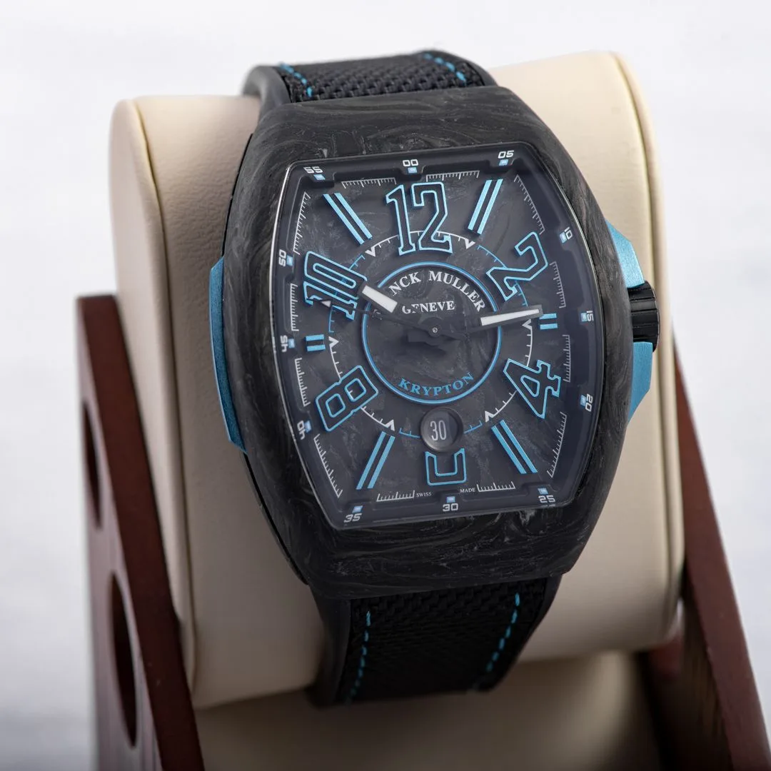 2024 Franck Muller Vanguard Krypton Carbon / Black / Arabic / Strap V 45 RCG SC DT KRYPTON 2