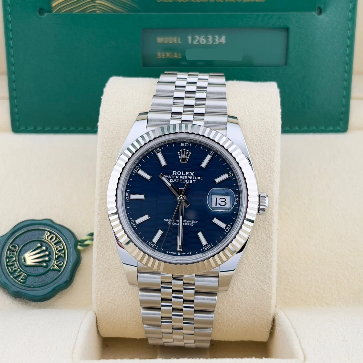 2023 Rolex Datejust 41 Steel / Fluted / Fluted-Motif / Jubilee 126334-0032 Listing Image 2