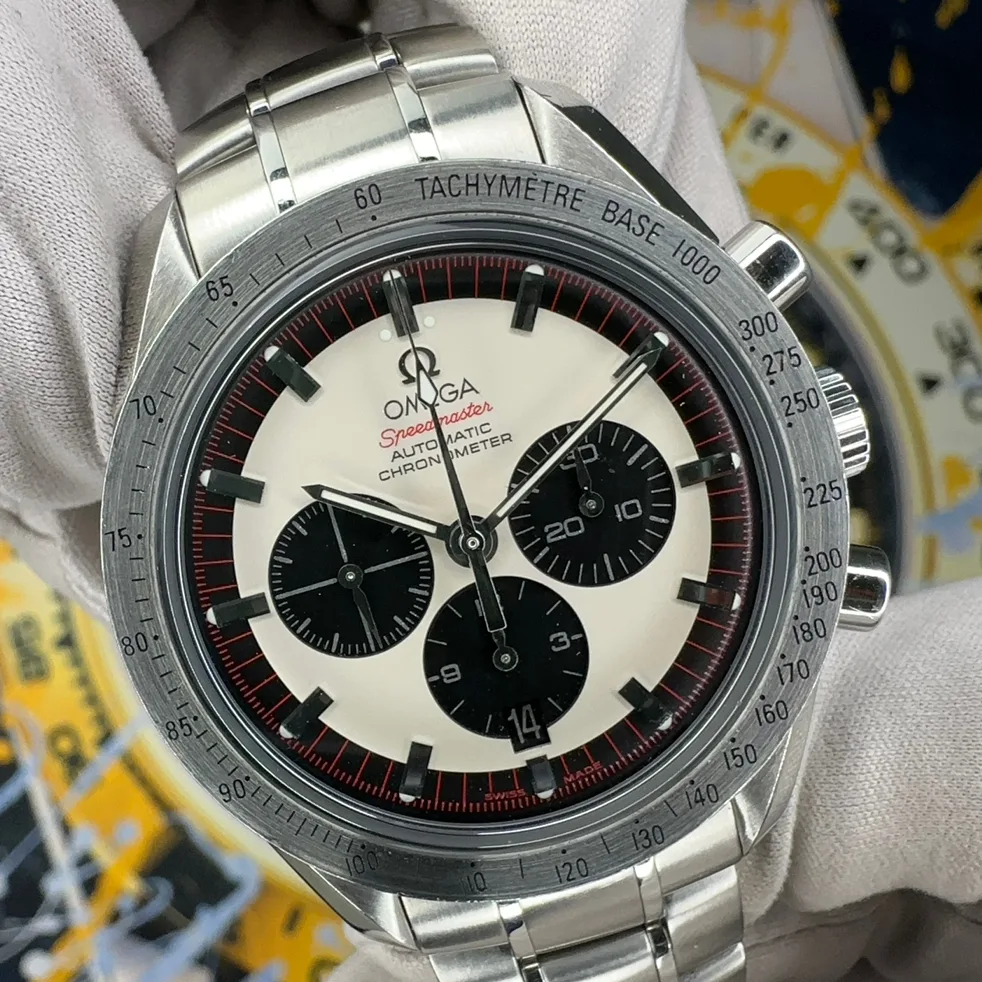 Omega Speedmaster Michael Schumacher Panda 42 Panda Steel / Silvered/Black / Bracelet - Limited to 6000 Pieces 3559.32.00