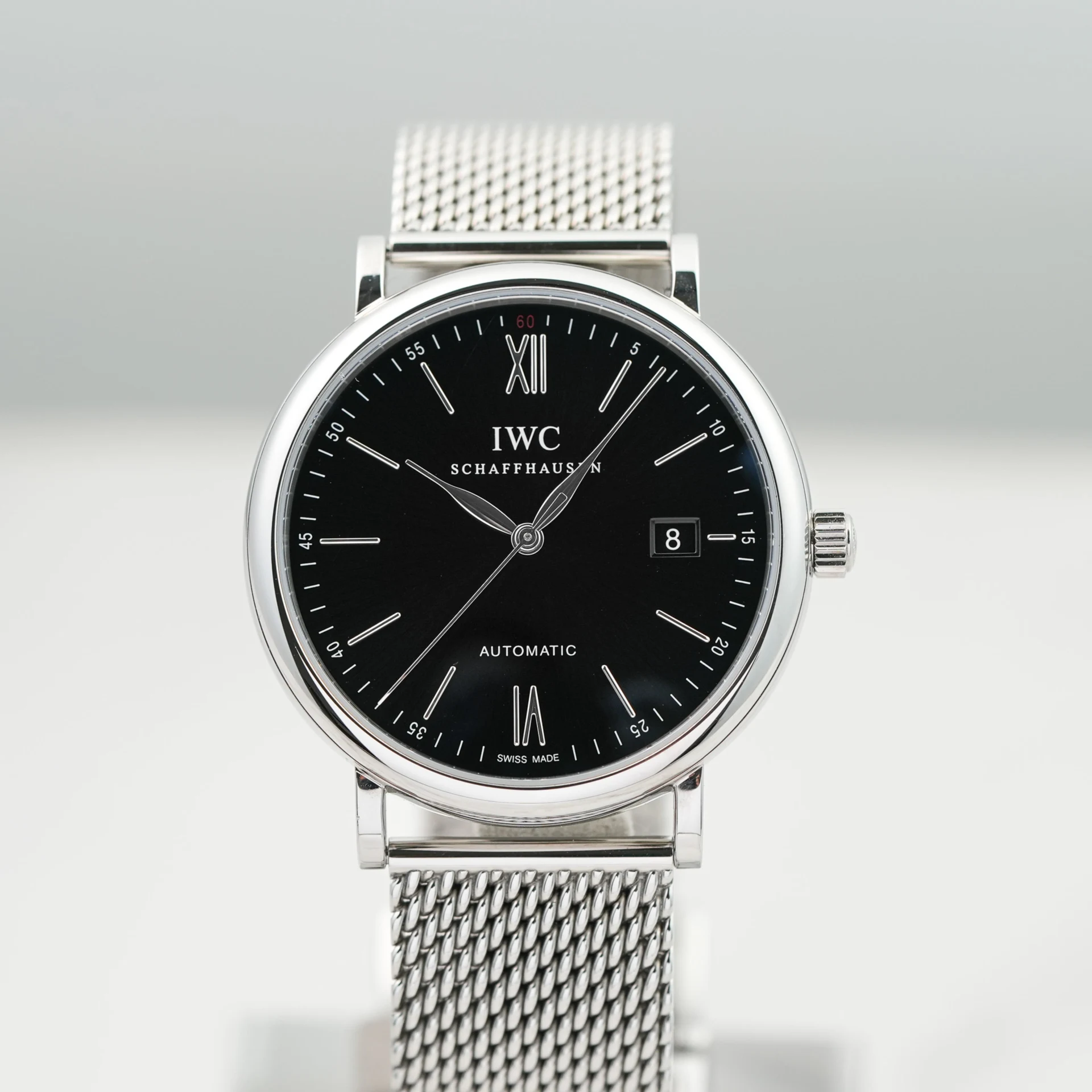 IWC Portofino Automatic Stainless Steel / Black / Milanese IW3565-06