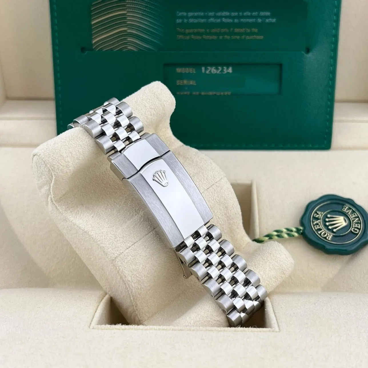 2023 Rolex Datejust 36 Steel / Fluted / Mint Green / Jubilee 126234-0051 Listing Image 4