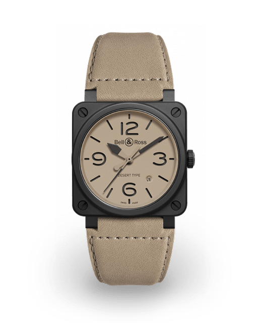 Bell u0026 Ross BR 03-92 Desert Type Ceramic BR0392-DESERT-CE Watches | Bezel