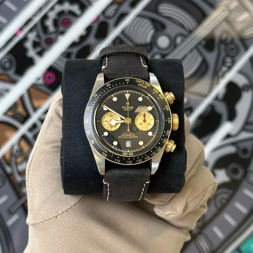 2021 Tudor Black Bay Chrono S&G / Black / Bund M79363N-0002