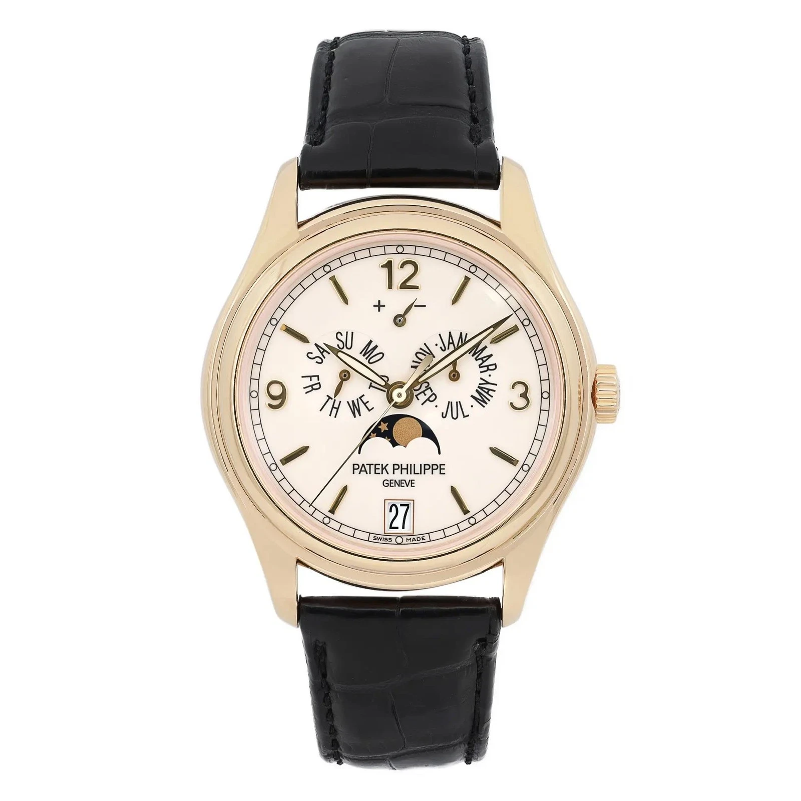 2011 Patek Philippe Annual Calendar Yellow Gold / Cream 5146J-001