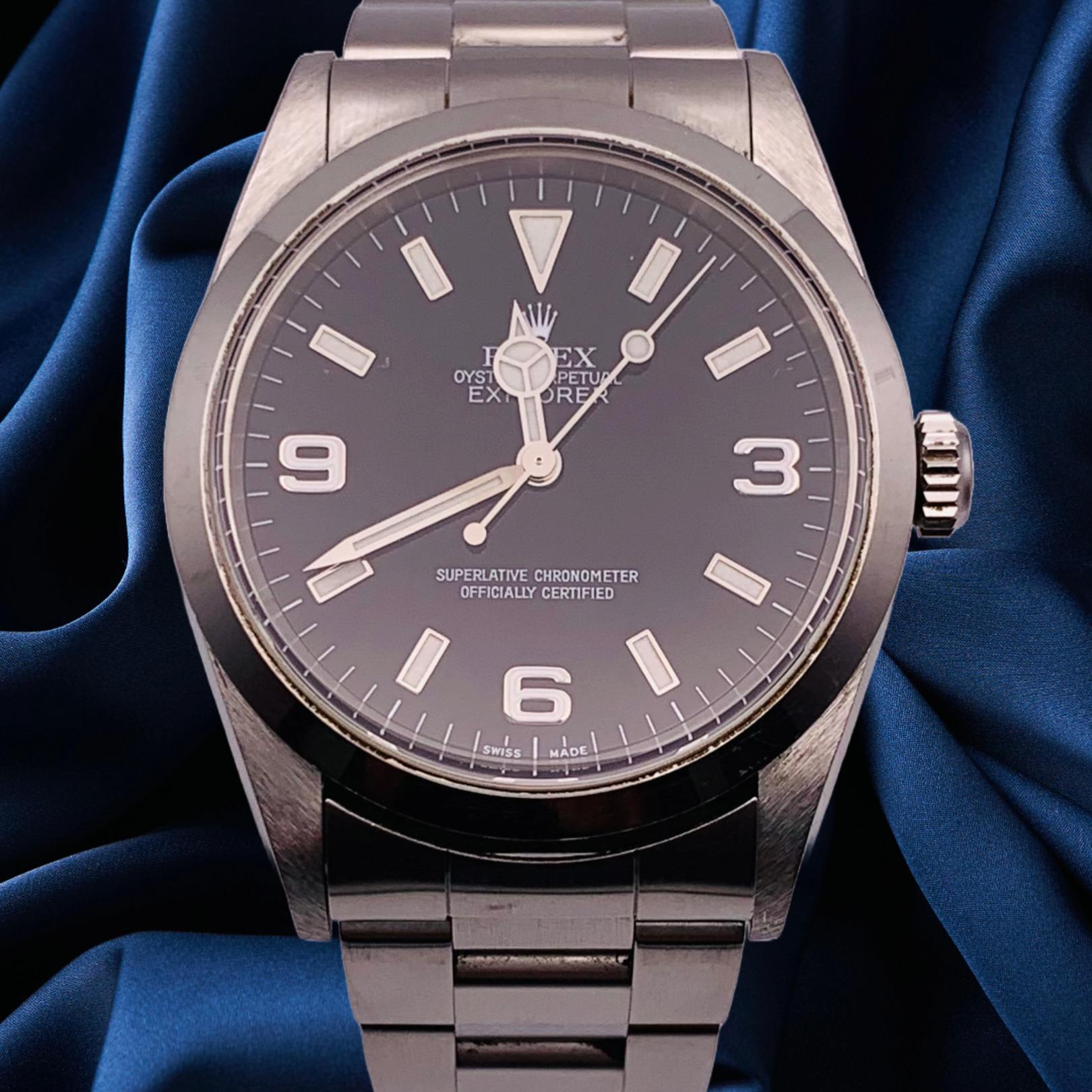 Auction: 2000 Rolex Explorer SuperLuminova 14270 Bezel