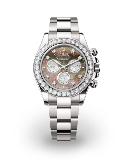 Rolex Cosmograph Daytona White Gold - Diamond / Reverse Panda MOP - Diamond / Oyster 126579RBR-0001  Model Image