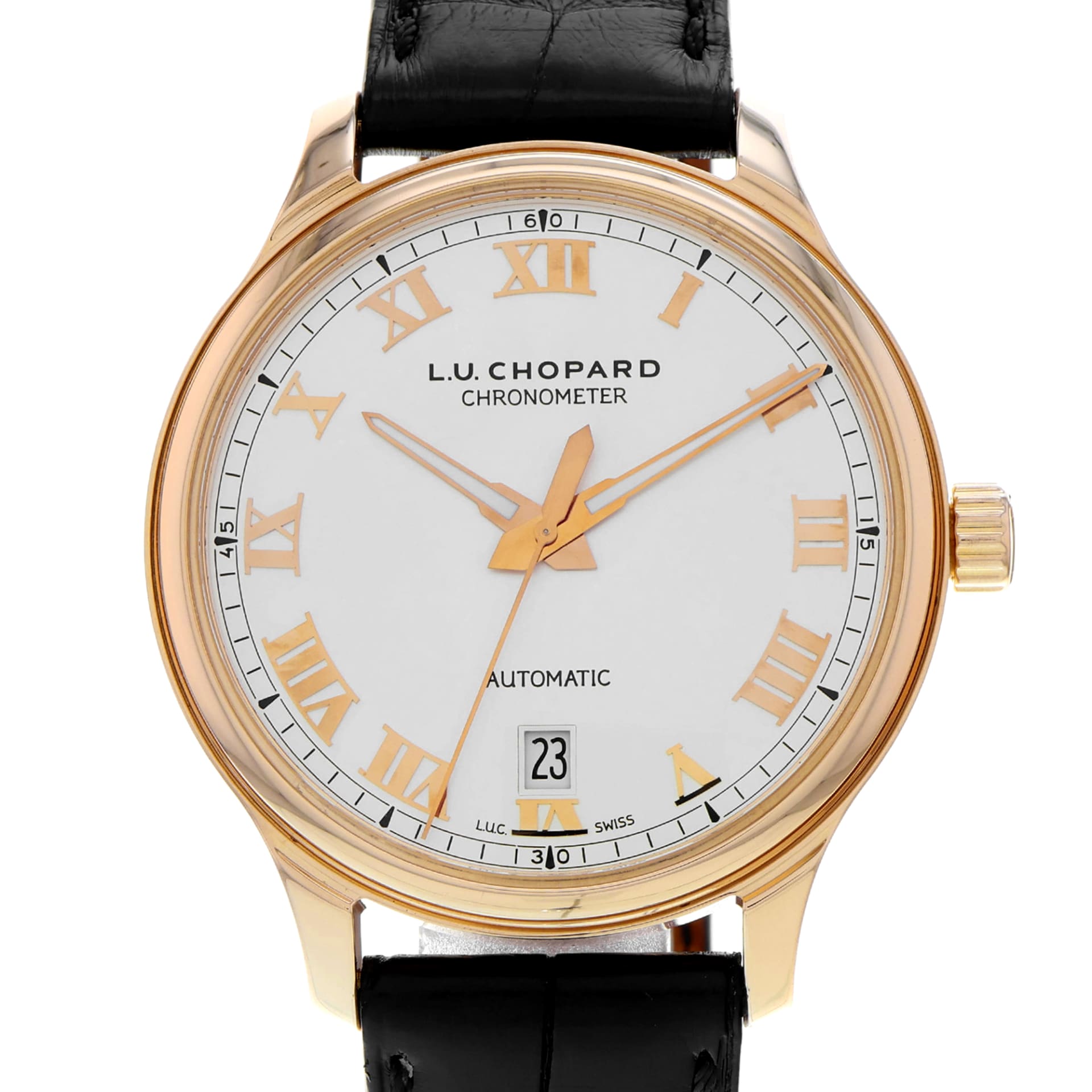 Chopard 1937 Classic Rose Gold 161937-5001 Watches Bezel
