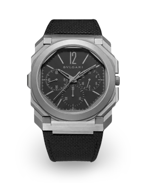 Bvlgari Octo Finissimo Chronograph GMT Automatic Titanium / Black 103371  Model Image