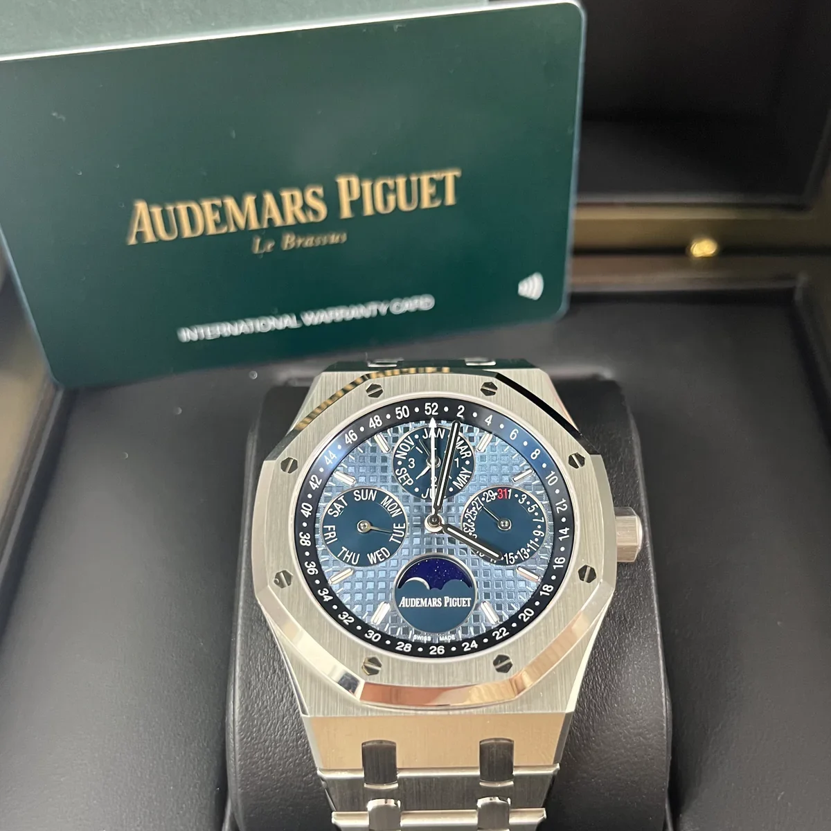 2022 Audemars Piguet Royal Oak Perpetual Calendar 41 / Blue 26574ST.OO.1220ST.03 Listing Image 1
