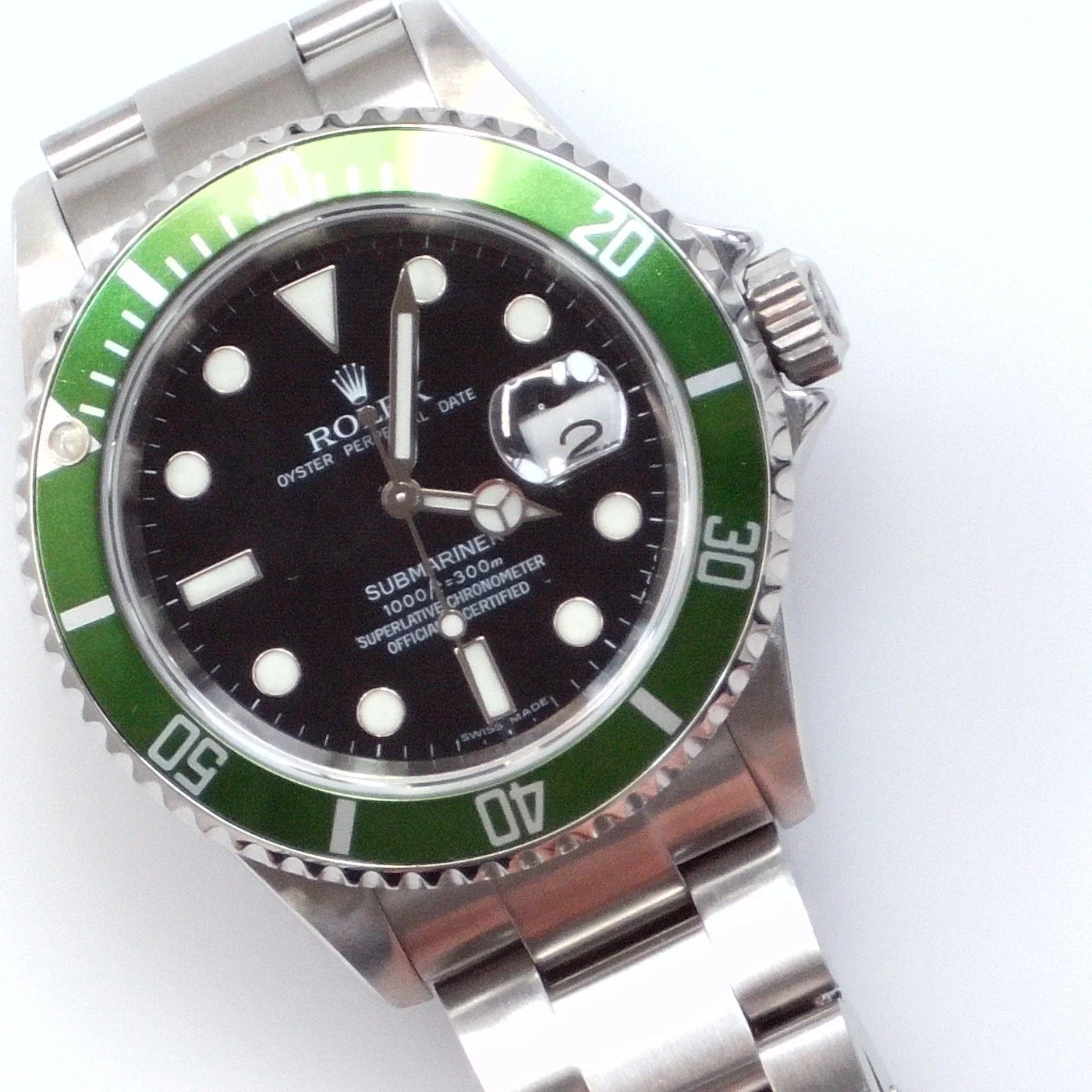 2007 Rolex Submariner Date "Kermit" 16610LV