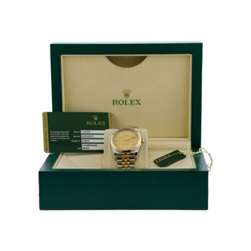 Rolex Datejust 36 Two-Tone / Fluted / Champagne / Jubilee