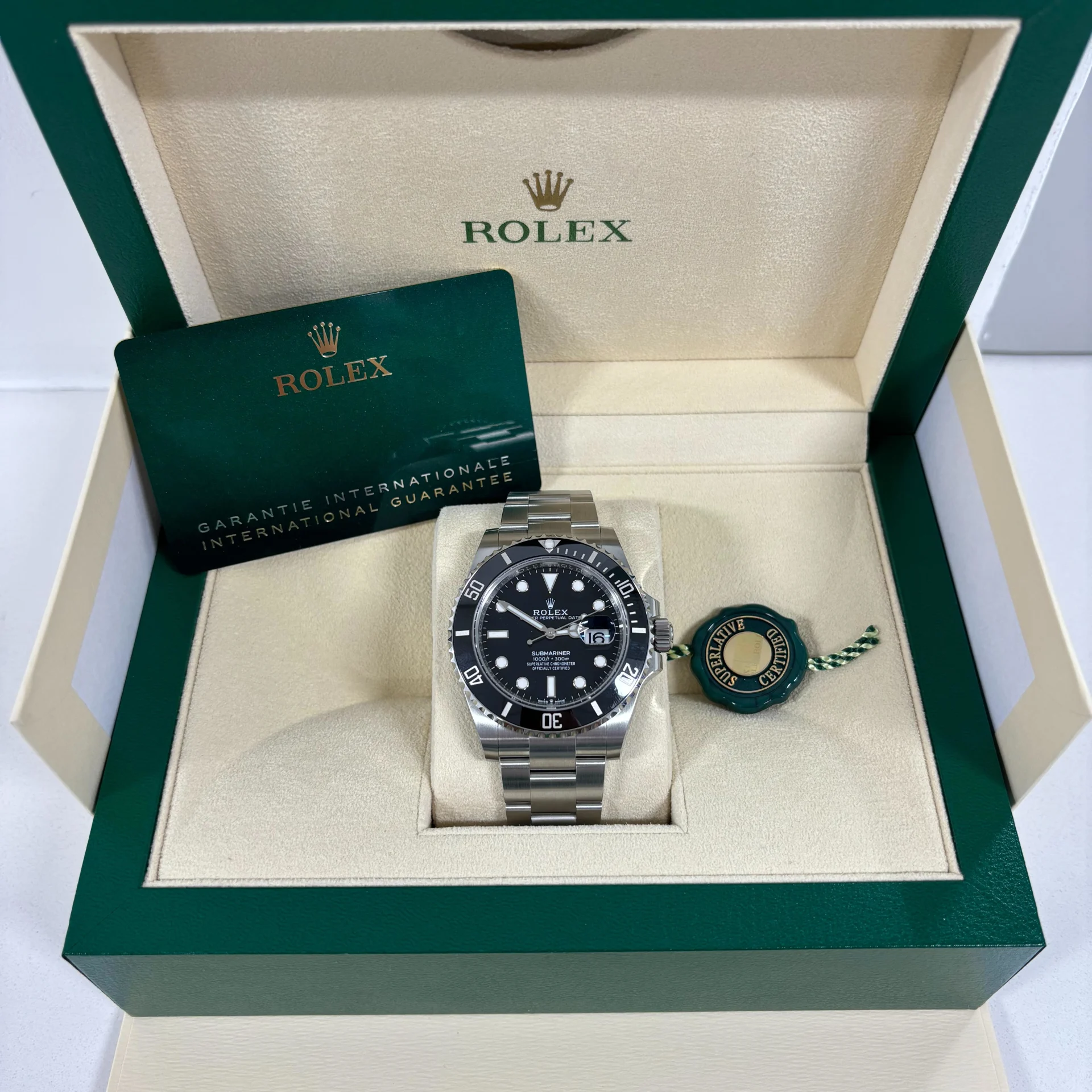 Auction 2024 Rolex Submariner 41 Date 126610LN 0001 Bezel